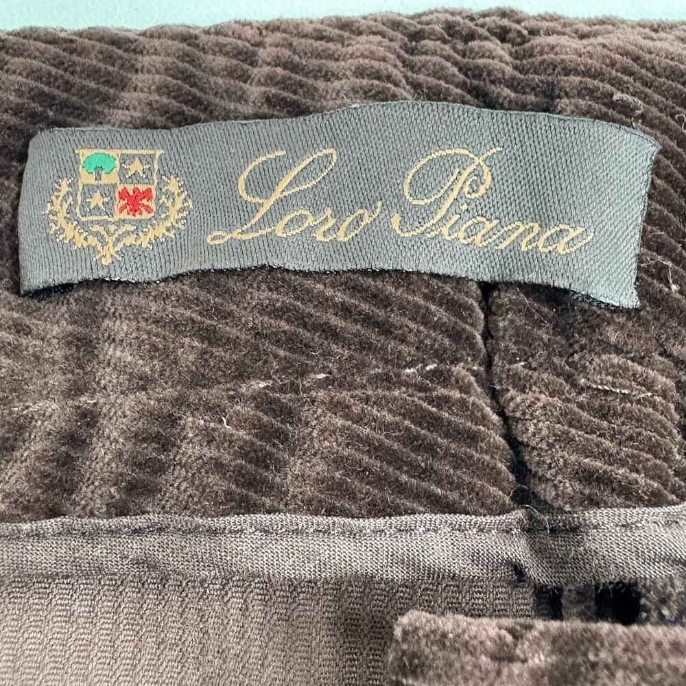Authenticated Loro Piana corduroy pants, size extra large